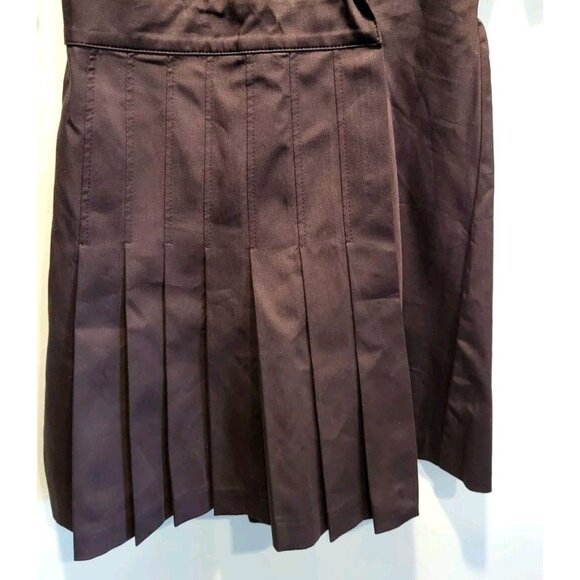 New Zara Black Short Sleeve Pleated Wrap Dress XS Dark Academia  Fairygrunge - Picture 2 of 9